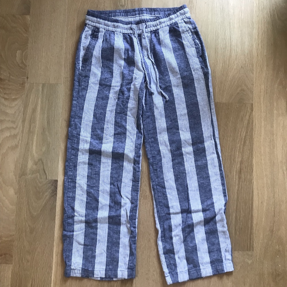 Old Navy Striped Linen Beach Pants